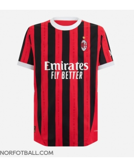 Billige Fotballdrakt AC Milan Replika Hjemmedrakt 2024-25 Kortermet